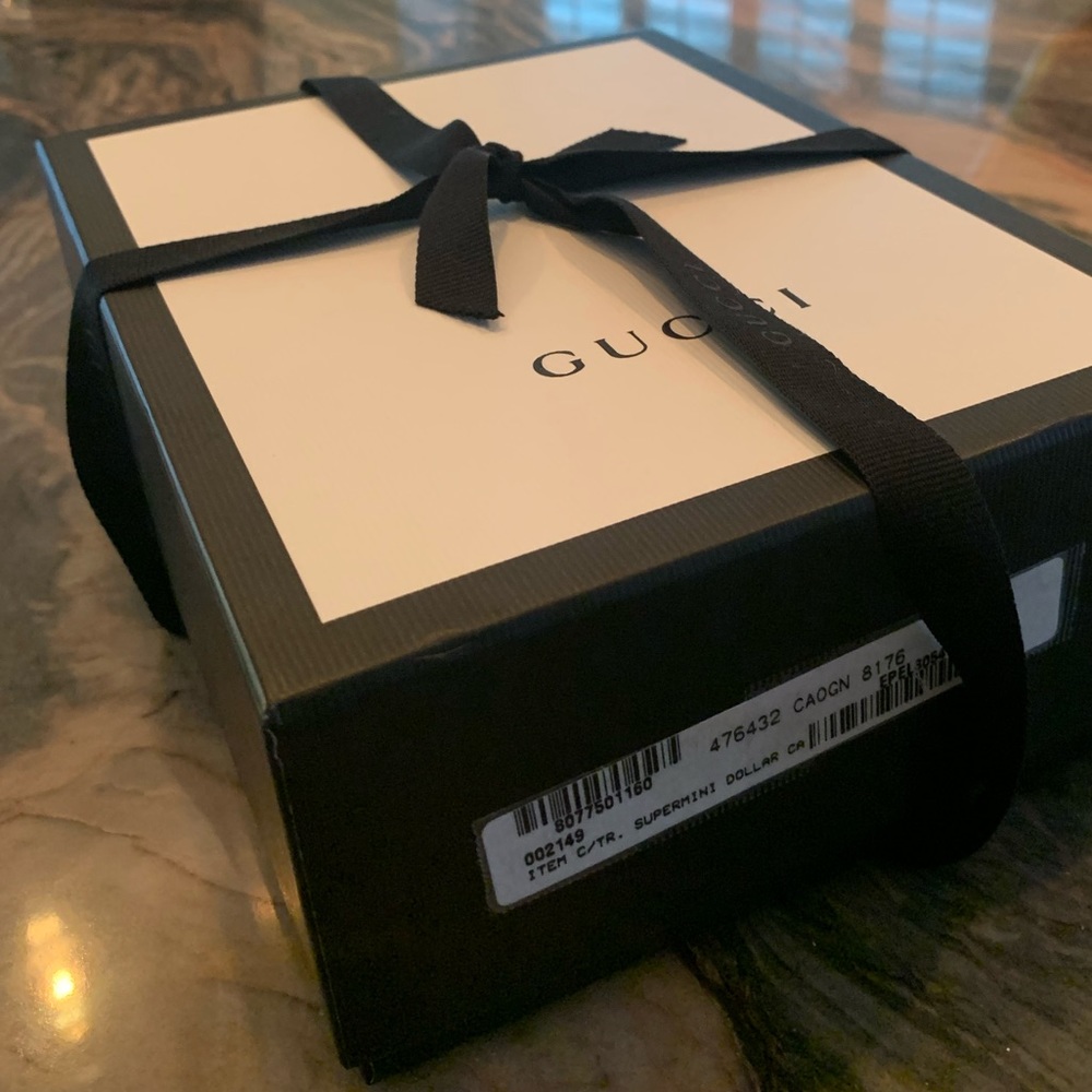 Gucci Dionysus Super Mini Black Grained Leather - Picture 10 of 16